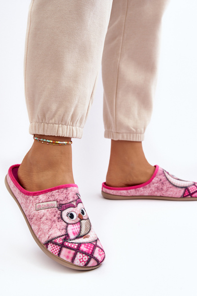 Accueil Chaussons Chouette Inblu GF000018 Rose