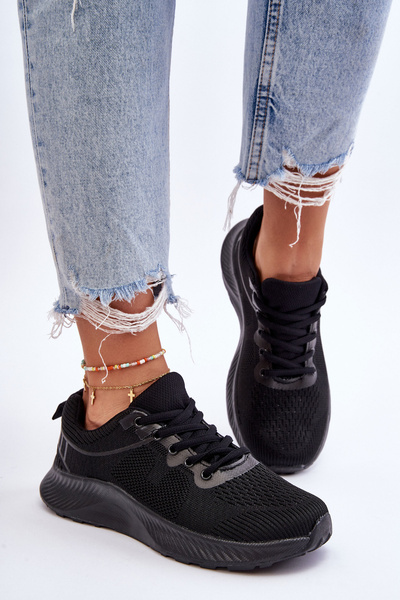 Chaussures à lacets de sport classiques pour femmes noires Darla