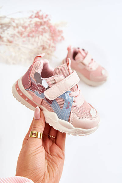 Chaussures de Sport Enfant en Tissu Rose Nathine