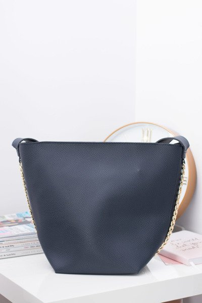 Navy Blue Women's Handbag A4 Shopper Bag