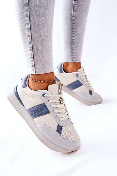 Sport-Gedächtnis-Schaumstoff-Schuhe Big Star II274397 Grau-Blau