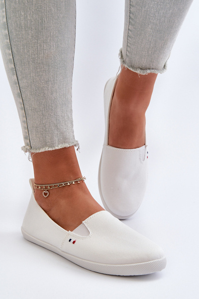Női fehér slip-on tornacipő Adrancia