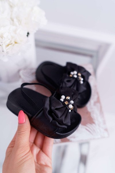Flip -Flip Flip Flip cu papion Senari negru