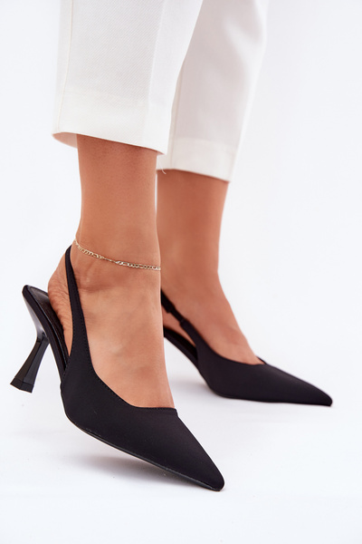Damen High Heels Sandalen Schwarz Lunira