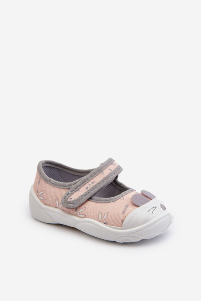 Hausschuhe Ballerinas Befado Hase 209P036 Pfirsich