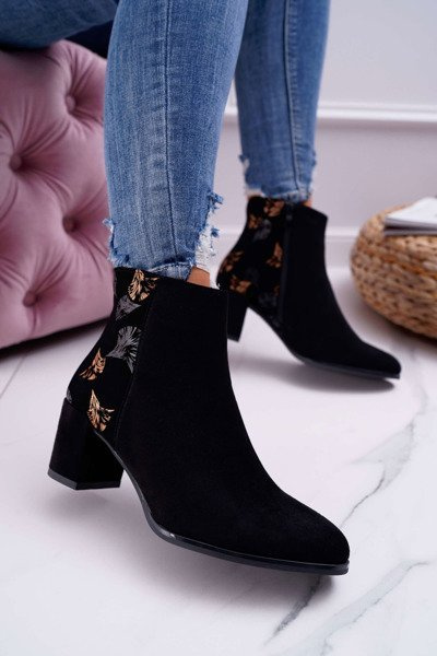 Cizme de stiletto pentru femei Sergio Leone Black Beige BT521