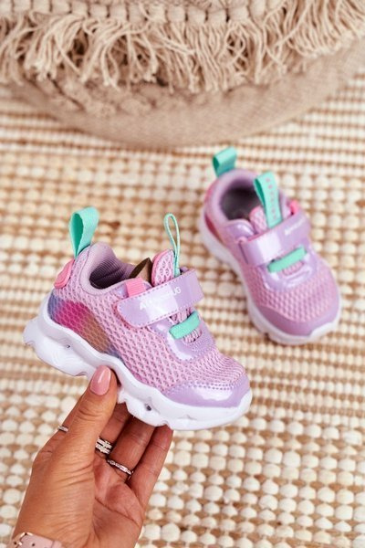 Children's Sports Shoes Glowing Purple ABCKIDS B011105220