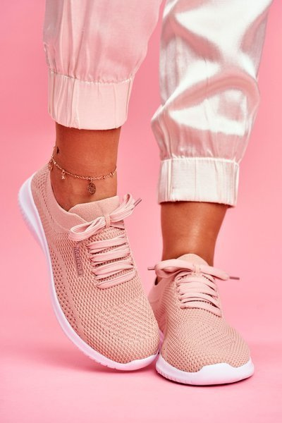 Chaussures de sport pour femmes rose clair Faster