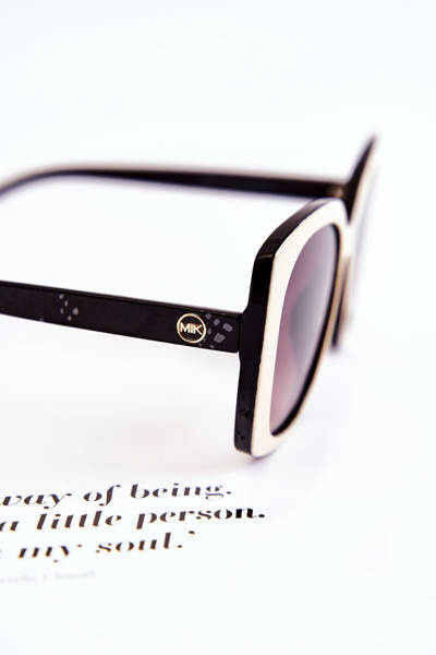 Fashionable Sunglasses M2321 Black and Beige