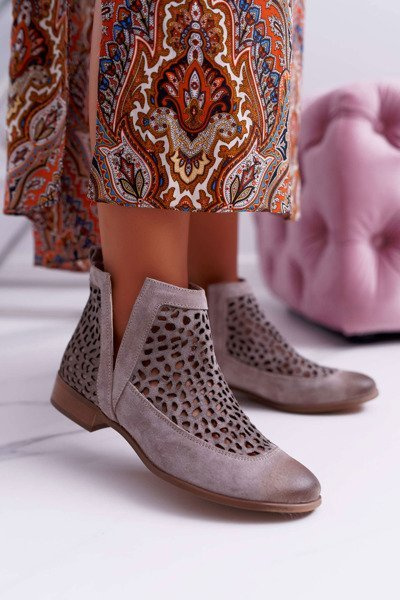 Bottes cowboy de printemps pour femmes, gris, 2366 Draw