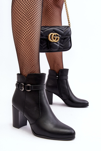 Botine femei Negru Janeya
