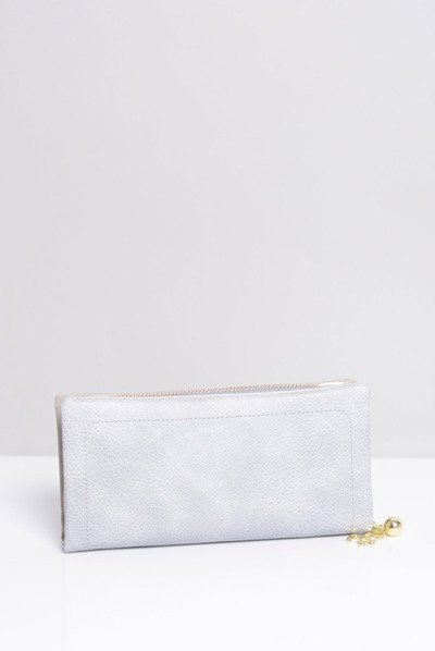 Large Ladies' Grey Wallet with Pocket
