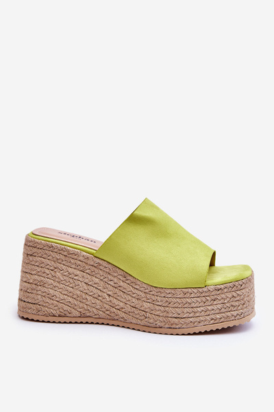Pantoufles Compensées Et Plateformes Pour Femmes Lime Ysabel
