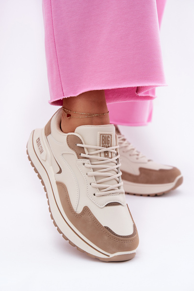 Damen Sneakers Big Star RR274A216 HI-POLY SYSTEM Beige