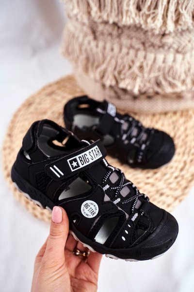 Vaikiški sandalai Batai Big Star Black FF374210