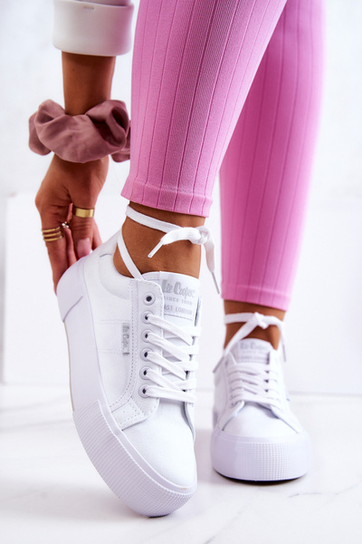 Baskets sur plateforme Lee Cooper LCW-22-31-0884L blanc