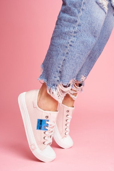 Femei Tramps Big Star Openwork Pink FF274033