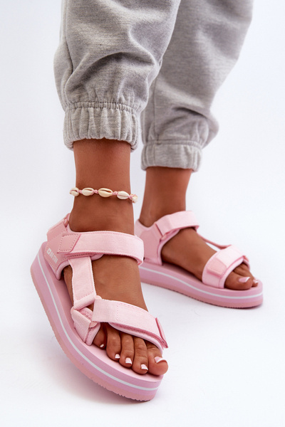 Női platform szandál Big Star NN274A533 Pink
