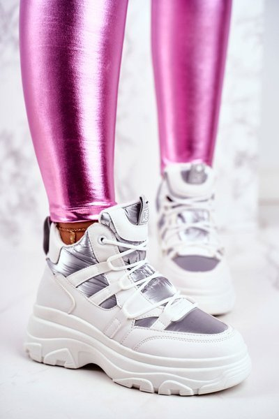 Pantofi sport pentru femei, albi, albi