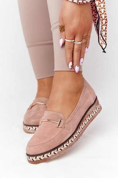 Loafers ant platformos Laura Messi 2284 Pink