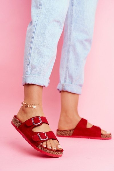 Claquettes Femme Sur Corck Rouge Si Senor