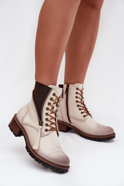 Damen Winterstiefeletten auf Keil Vinceza 58559 beigen