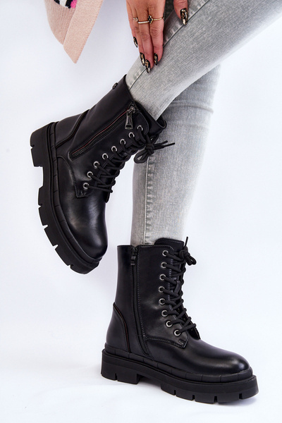 Bottes Trappeuses En Daim Noir Alette