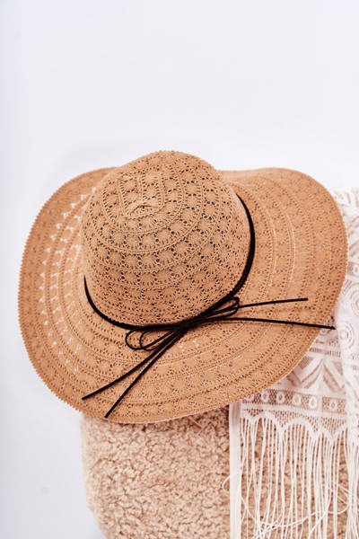 Chapeau Ajouré Femme Marron Elif