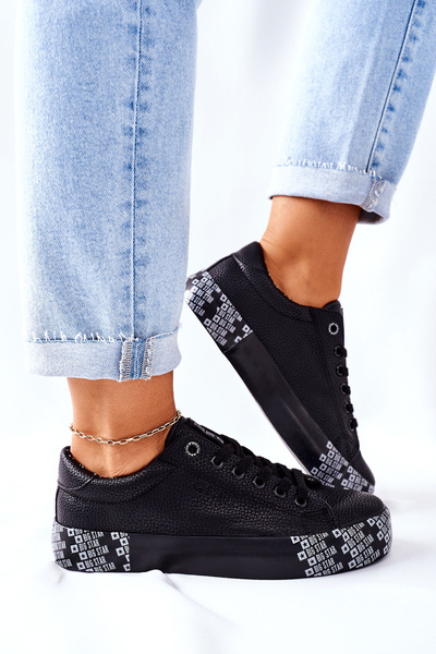 Baskets Femme Sur Une Plateforme BIG STAR II274183 Noir
