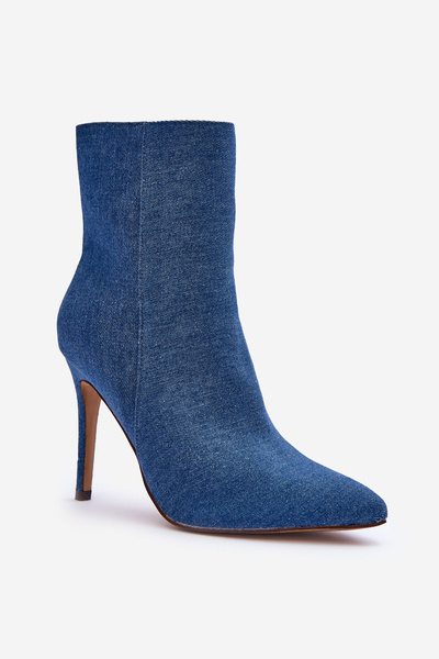 Jeans Heels Blue Eberpia