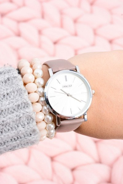 Classic Leather Women's Watch Ernest Dirty Pink