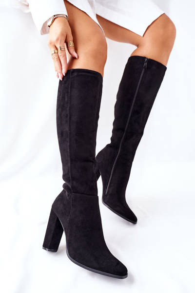 Stiefel mit Stilettoabsatz Schwarz Finner