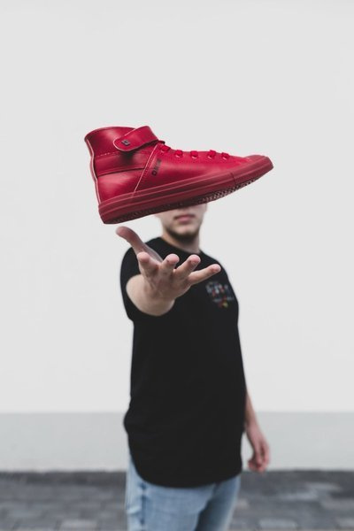 Männer Hohe Turnschuhe Big Star Rot Y174025