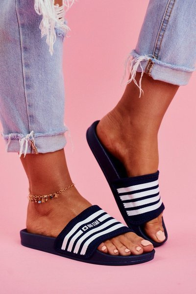 Big Star Damen Flip Flops FF274A356 Marineblau