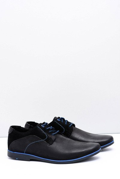 Demi-bottes Penegro en cuir noir pour hommes