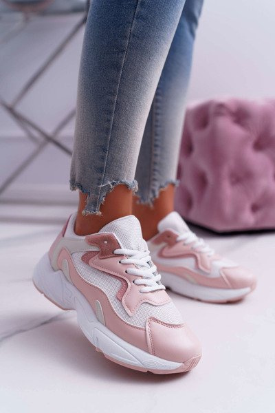 Sportos női cipők Pink White Shantal