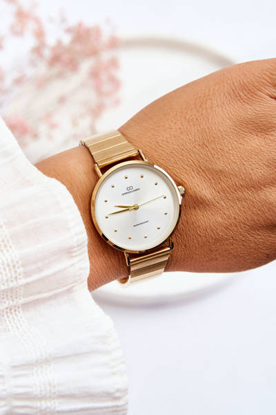 Wasserdichtes Analog-Armband für Damen von Giorgio&Dario Gold-Silber