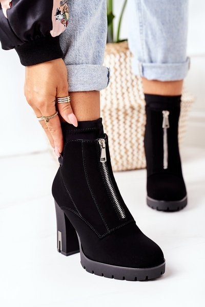 Bottes Isolées À Talon Bloc Noir Wonder Woman