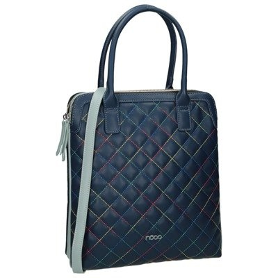 Sac à main matelassé classique pour femme Nobo bleu marine G1350-C013