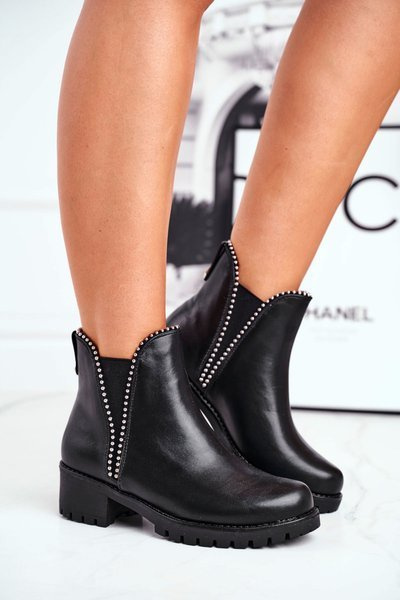 Women's Boots Black Starry