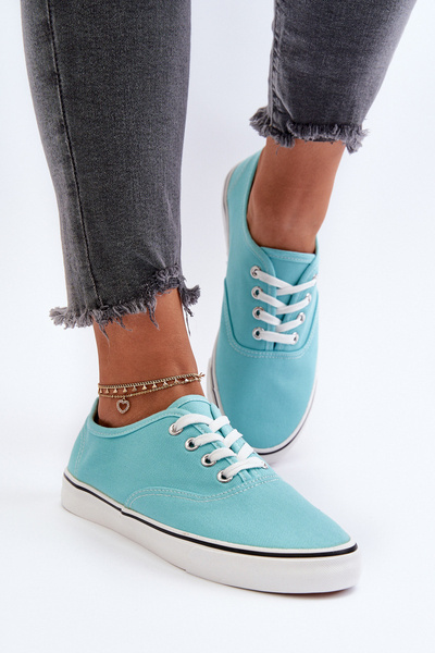 Baskets classiques bleues pour femmes Olvali