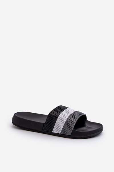 Chaussons Classiques Homme à Bretelles Gris Sylri