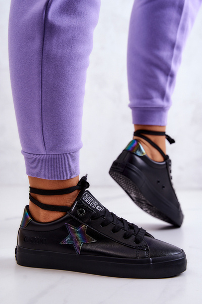 Baskets en cuir Star Big Star JJ274243 Noir