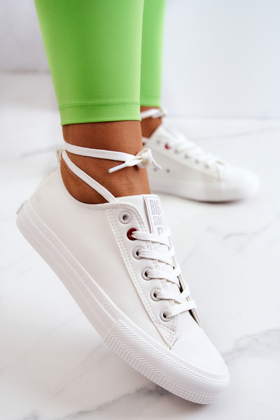 Baskets basses en cuir Big Star JJ274007 Blanc