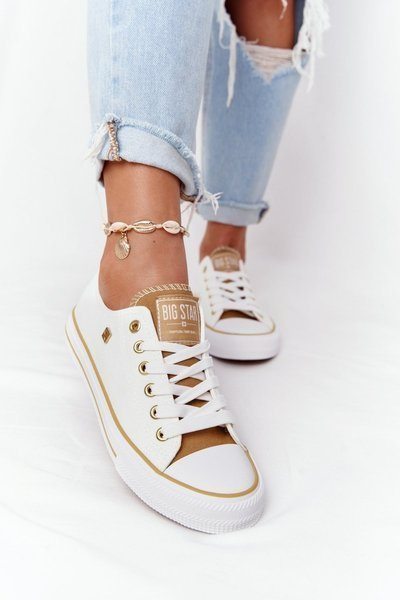 Classic Women's Sneakers BIG STAR HH274458 Off White