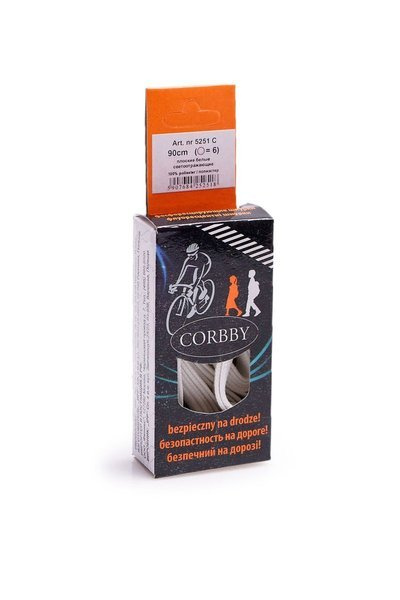 Corbby Fluorescent Dantele Albe