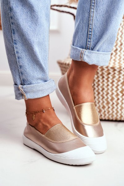 Cipők Slip On Cipők Arany Justy