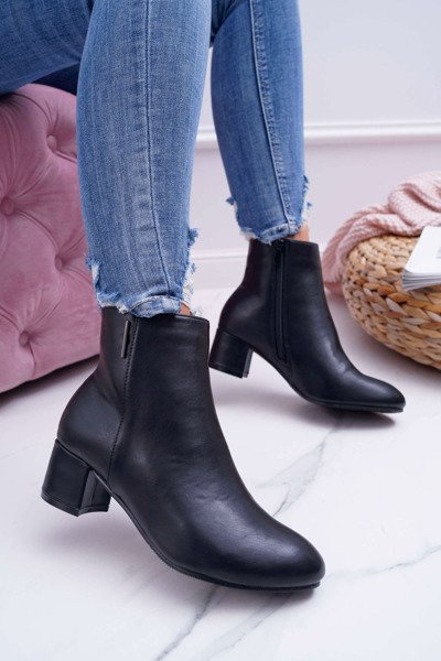 Women's Heeled Boots Warmed Black Fiorelli