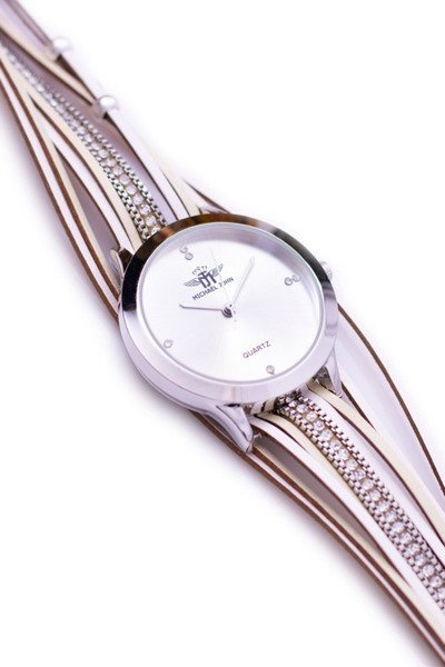 Montre Femme Michael John Sential Blanc