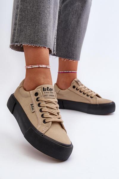 Sneakers de damă Lee Cooper LCW-24-31-2721 bej